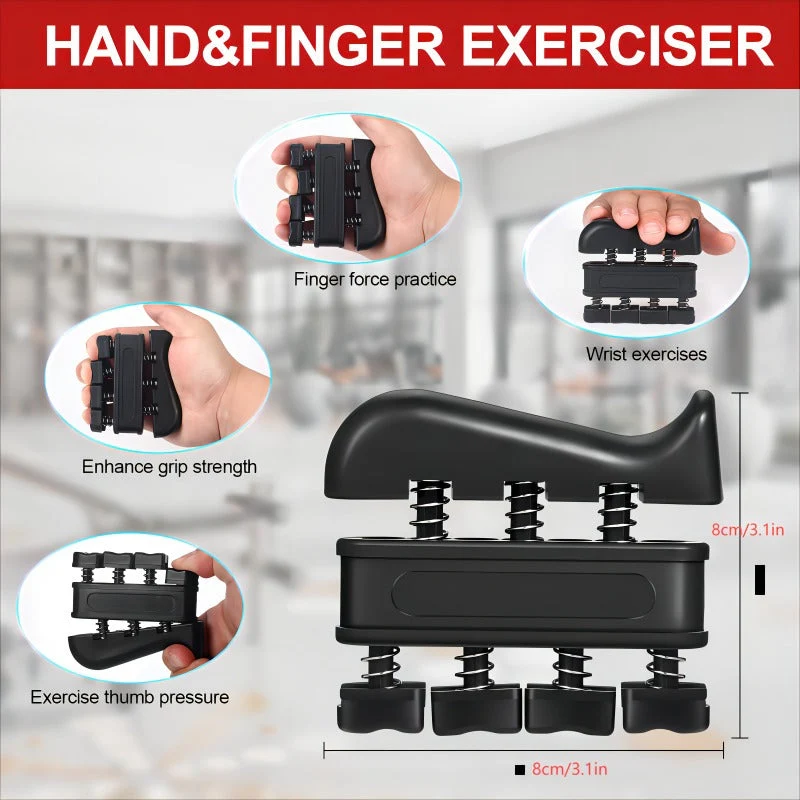 Euroselle Five-Piece Hand and Forearm Strength Training Kit