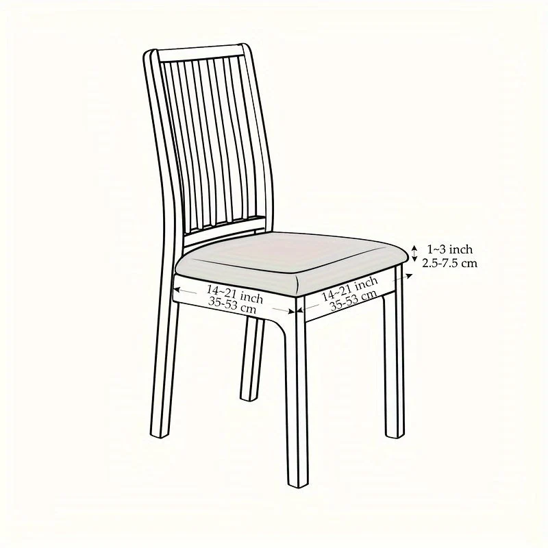 Euroselle Stretch Jacquard Chair Covers For Instant Chair Upgrade
