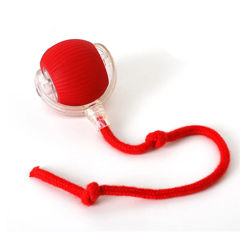 Euroselle WhiskerRoll Interactive Cat Toy Ball With Multiple Modes And Durable Silicone