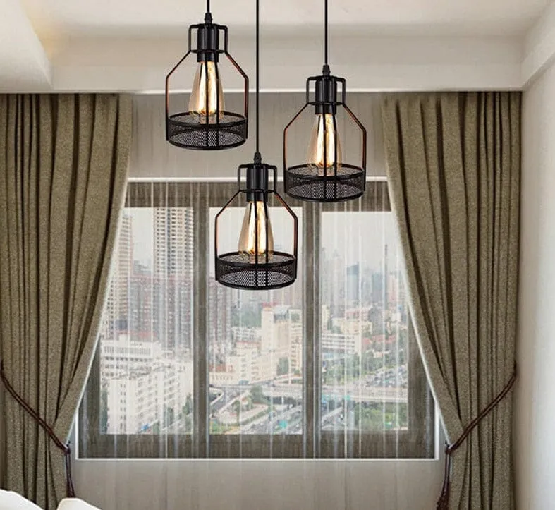 Vrimlo Farmhouse Iron Spider Chandelier Euroselle Industrial Style