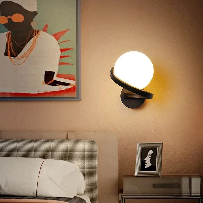 Noah Copper LED Wall Lights By Euroselle Warm Ambient Glow