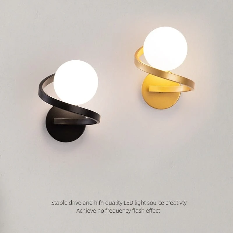 Noah Copper LED Wall Lights By Euroselle Warm Ambient Glow