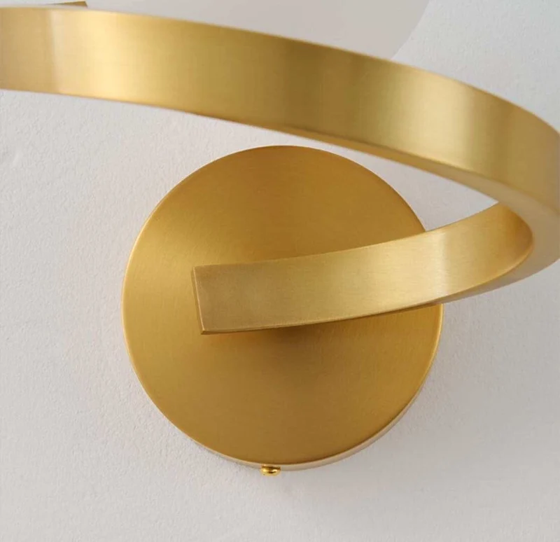 Noah Copper LED Wall Lights By Euroselle Warm Ambient Glow