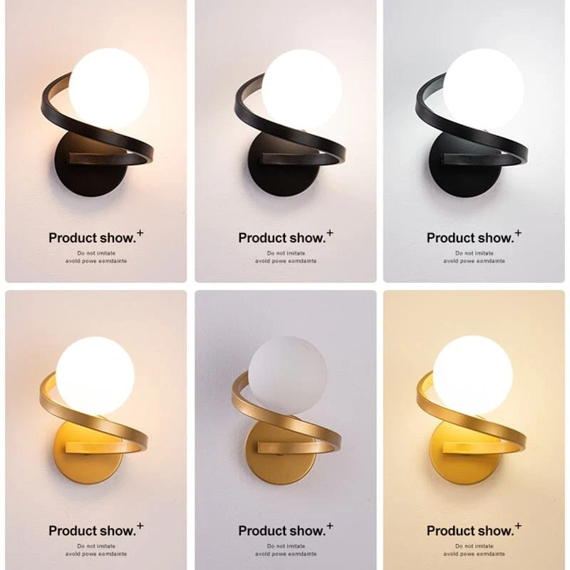 Noah Copper LED Wall Lights By Euroselle Warm Ambient Glow