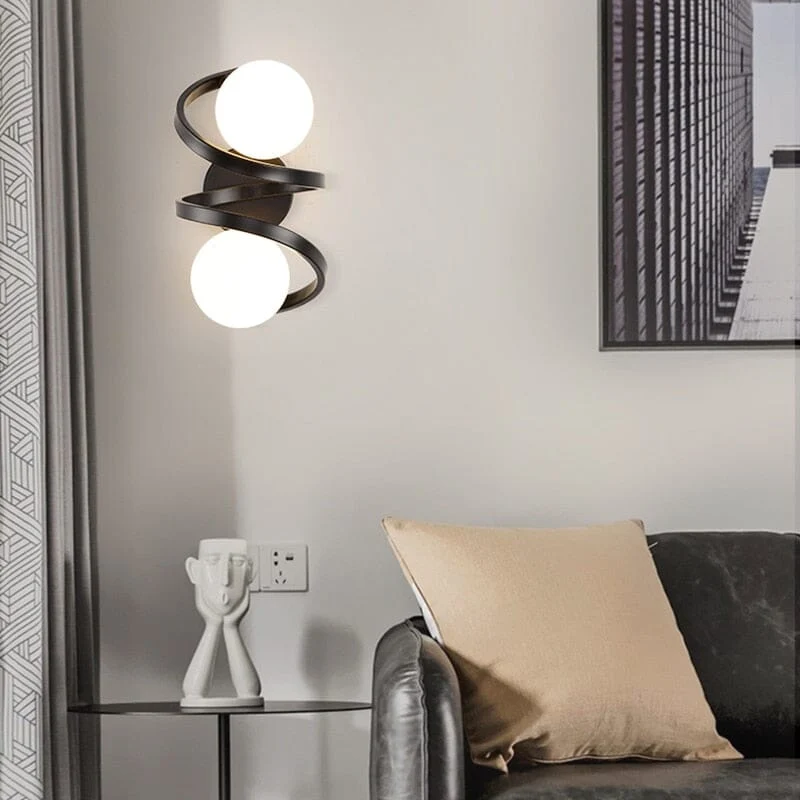 Noah Copper LED Wall Lights By Euroselle Warm Ambient Glow
