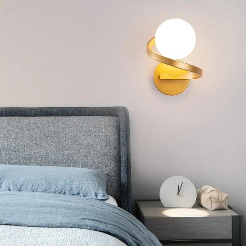Noah Copper LED Wall Lights By Euroselle Warm Ambient Glow