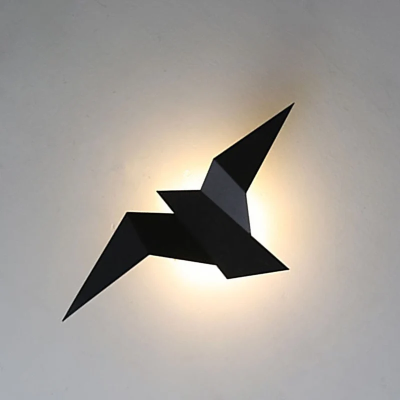 Alora Bird-Shaped Iron Wall Light With LED Euroselle