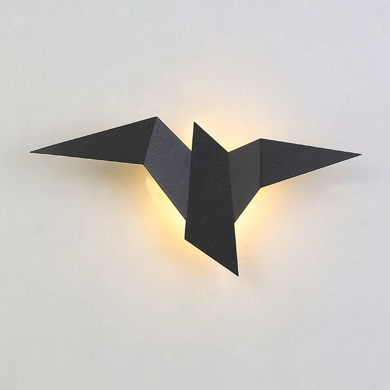 Alora Bird-Shaped Iron Wall Light With LED Euroselle