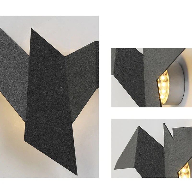 Alora Bird-Shaped Iron Wall Light With LED Euroselle