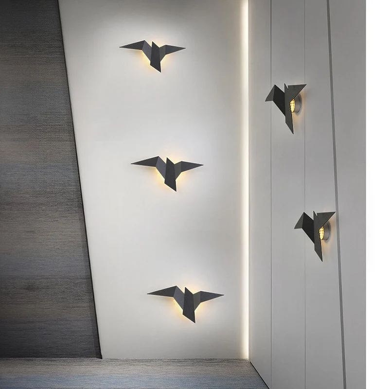 Alora Bird-Shaped Iron Wall Light With LED Euroselle