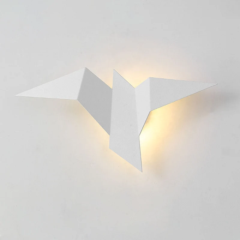 Alora Bird-Shaped Iron Wall Light With LED Euroselle
