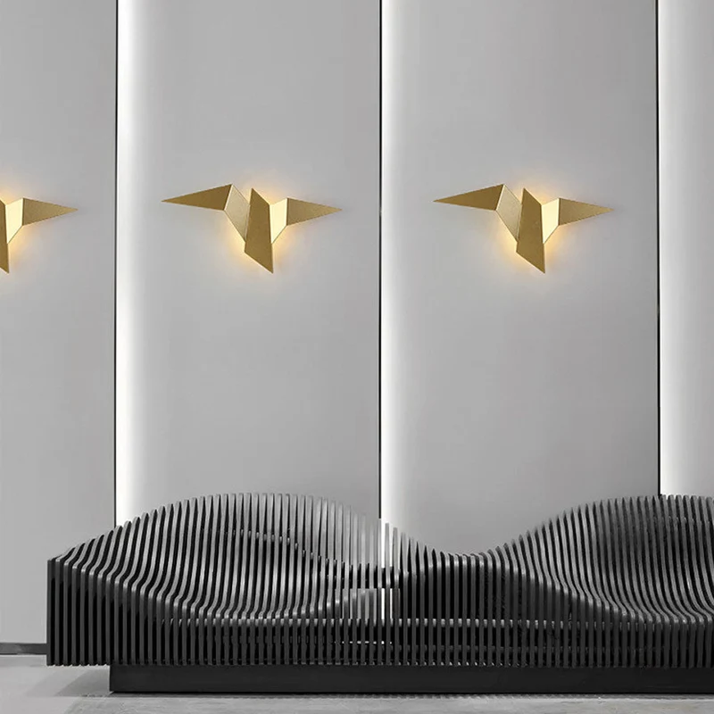 Alora Bird-Shaped Iron Wall Light With LED Euroselle