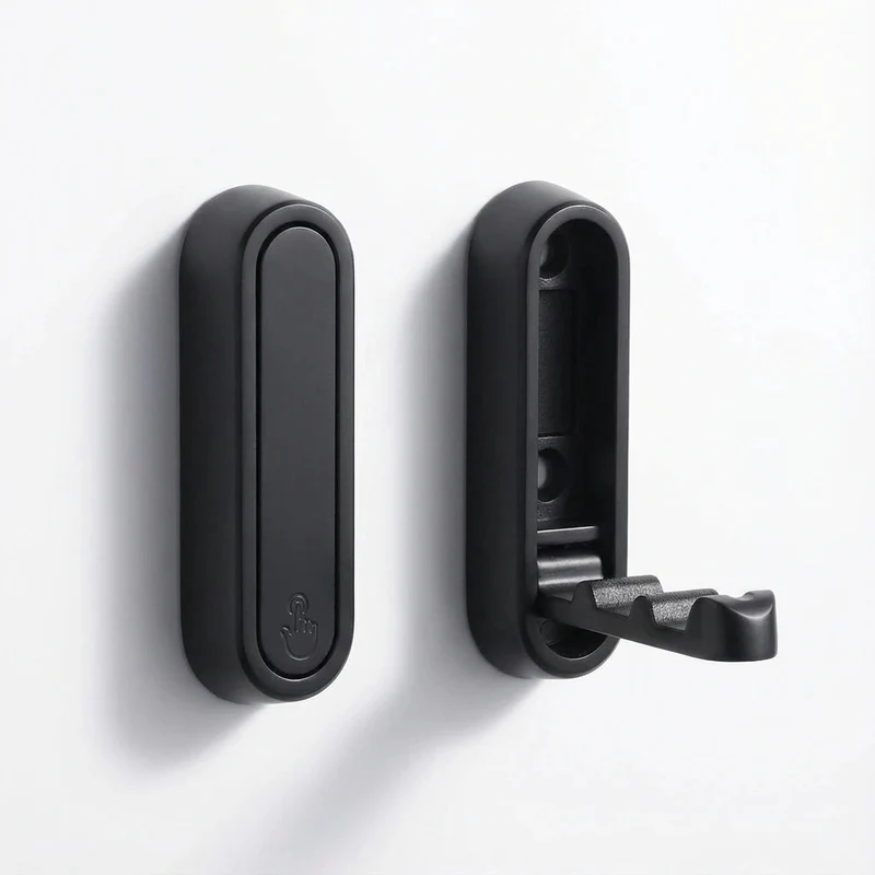 Euroselle Foldable Zinc Alloy Wall Coat Hook For Space Saving Organization