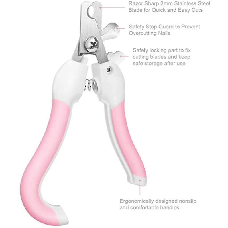 Euroselle Ergonomic Pet Nail Clipper for Safe and Stress Free Grooming