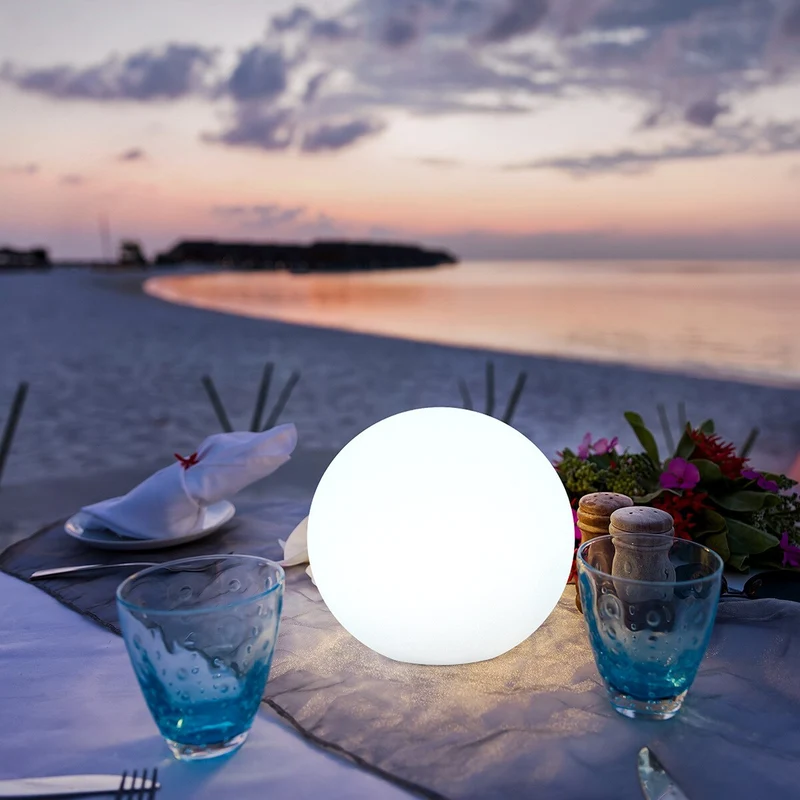 Lunar Cordless LED Indoor And Outdoor Table Light Euroselle