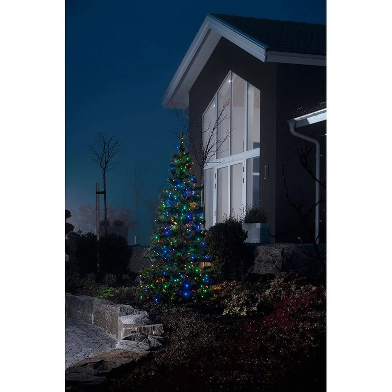 15m Micro LED kompakt System Erweiterung: Lichterkette 100 bunte Dioden IP44
