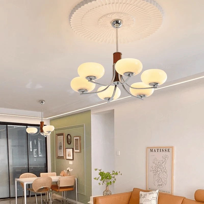 Marcelli Modern Minimalist LED Chandelier In Bauhaus Style By Euroselle