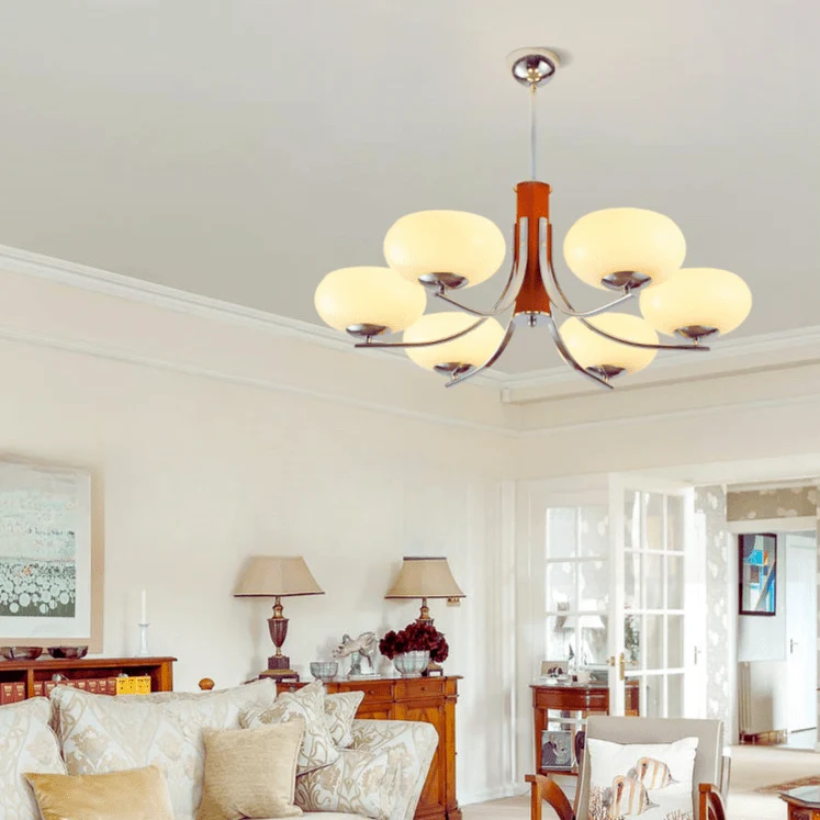 Marcelli Modern Minimalist LED Chandelier In Bauhaus Style By Euroselle