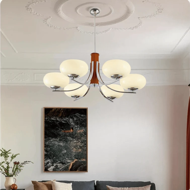 Marcelli Modern Minimalist LED Chandelier In Bauhaus Style By Euroselle