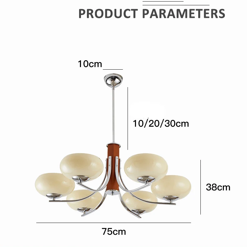 Marcelli Modern Minimalist LED Chandelier In Bauhaus Style By Euroselle