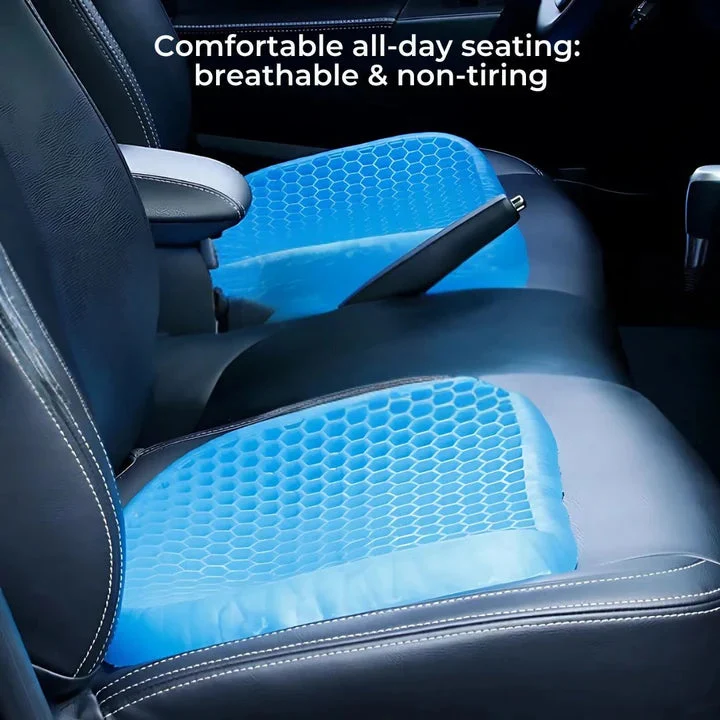 Euroselle Gel Seat Cushion For Tailbone And Back Support