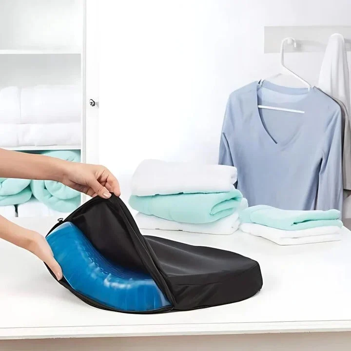 Euroselle Gel Seat Cushion For Tailbone And Back Support