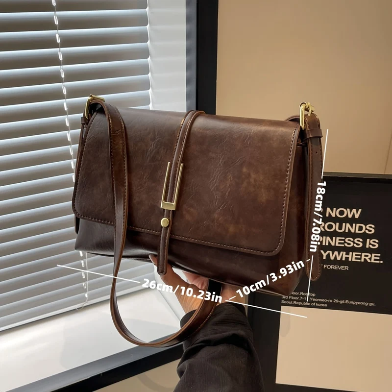Euroselle Nova Flap Bag For Campus And Parties With Durable And Spacious Compartments