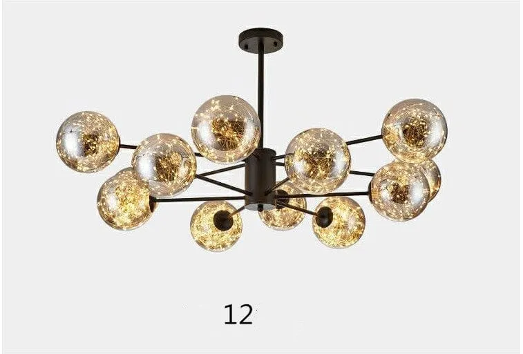 Euroselle Magic Bean Glass Chandelier With 12 Or 16 Heads