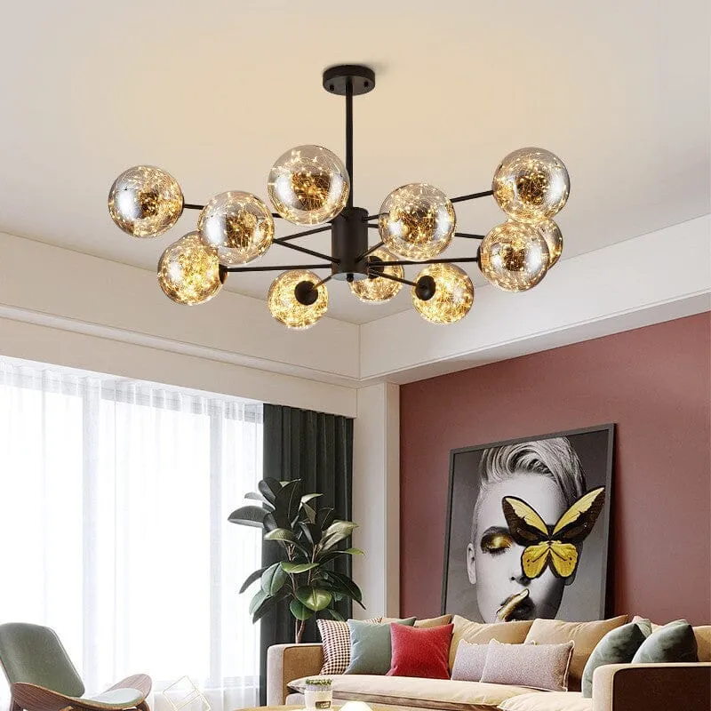 Euroselle Magic Bean Glass Chandelier With 12 Or 16 Heads