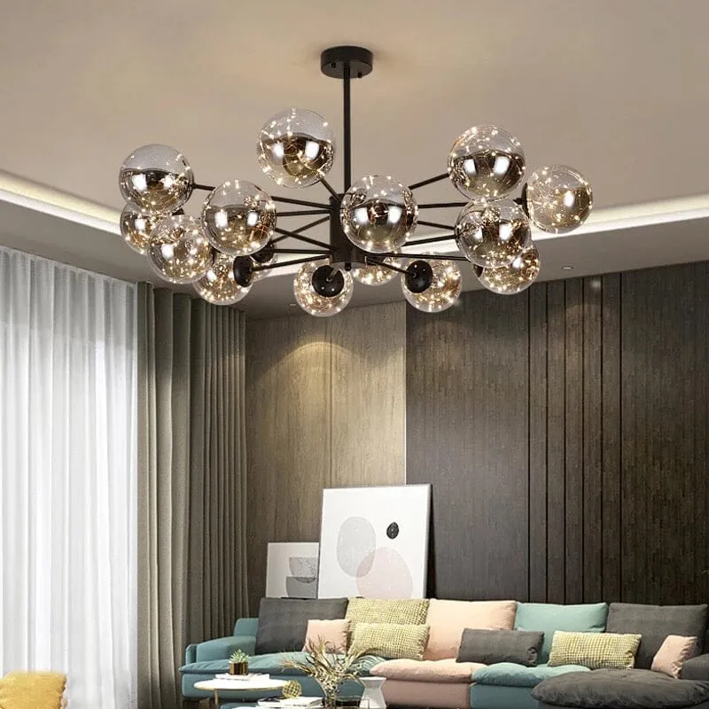 Euroselle Magic Bean Glass Chandelier With 12 Or 16 Heads