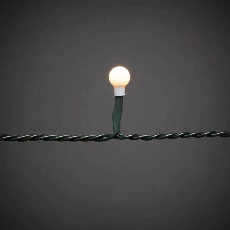LED Baummantel mit Ring Ø 11 mit Globes 5 Stränge mit 30 Dioden 150 bernsteinfarbene Dioden