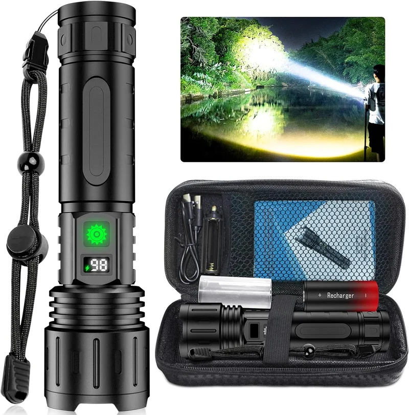 Euroselle Extreme Brightness Tactical Flashlight For Outdoors