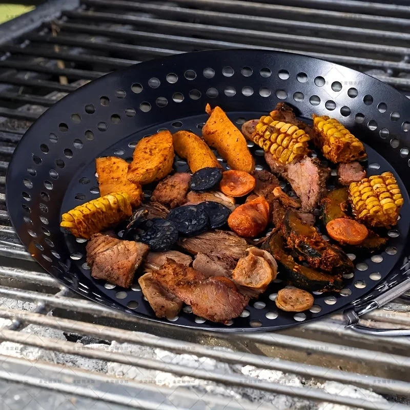 Euroselle Even Heat Outdoor Barbecue Pan For Grilling
