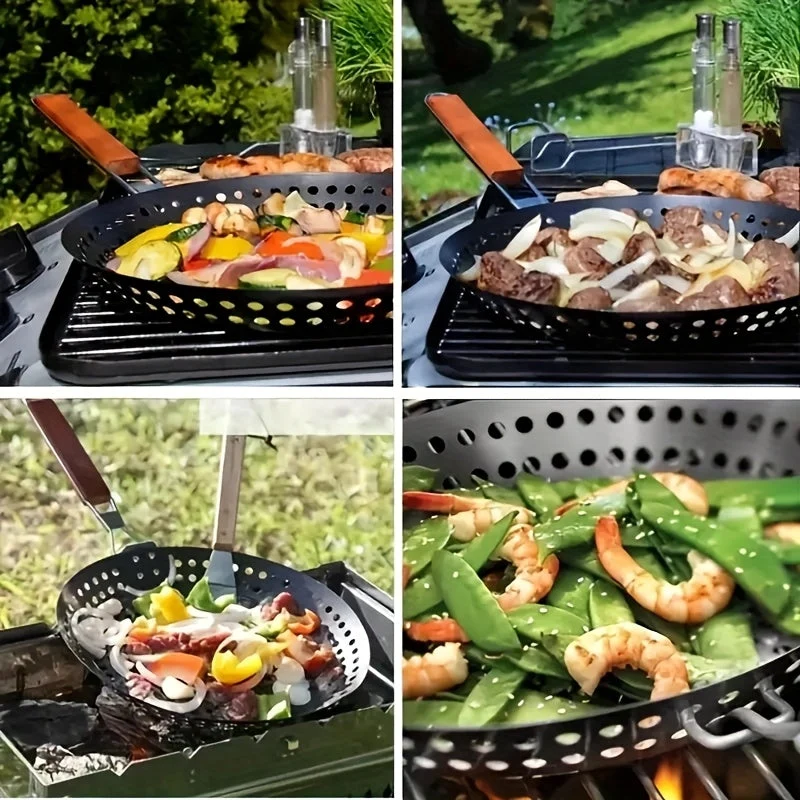 Euroselle Even Heat Outdoor Barbecue Pan For Grilling
