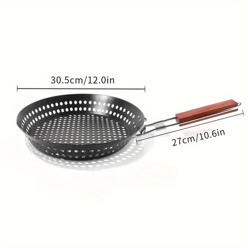 Euroselle Even Heat Outdoor Barbecue Pan For Grilling