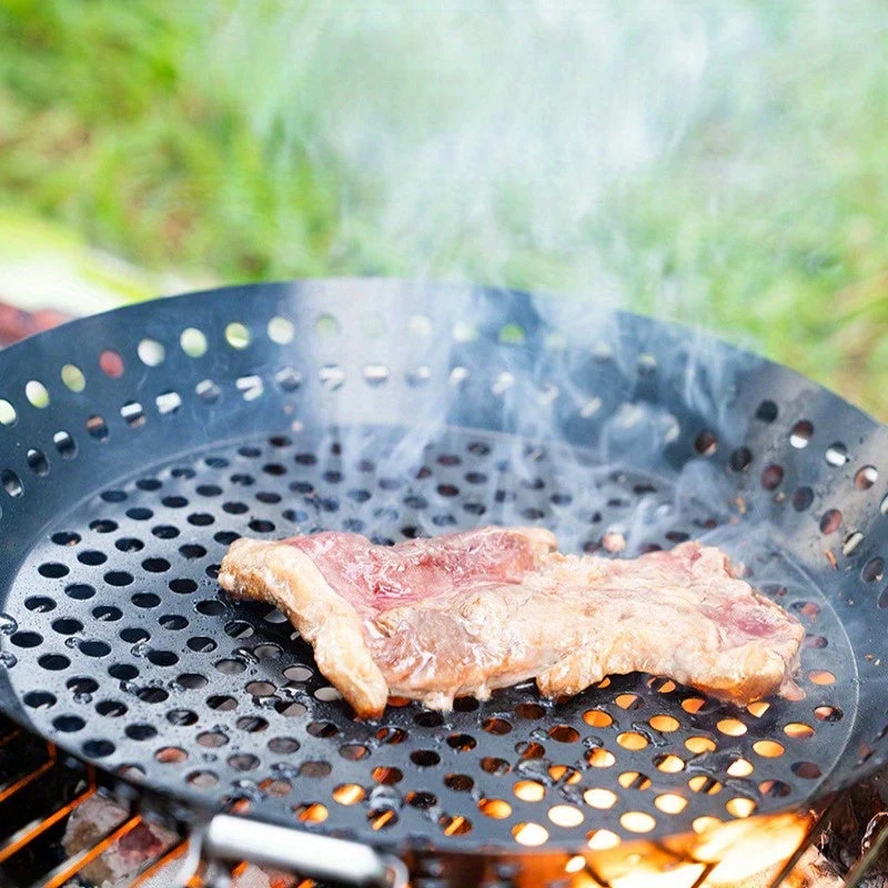 Euroselle Even Heat Outdoor Barbecue Pan For Grilling