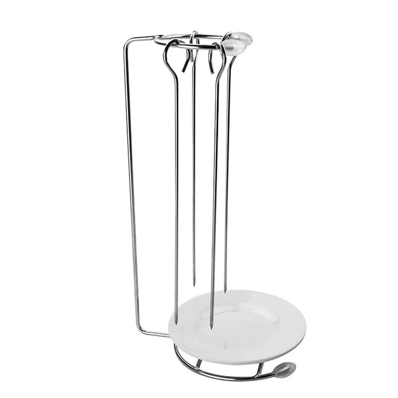 Euroselle Premium Stainless Steel BBQ Skewers Set With Adjustable Grill Rack