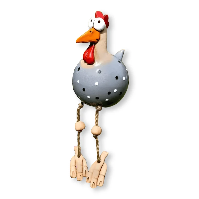 Euroselle Weatherproof Chicken Garden Statue Durable Outdoor Décor