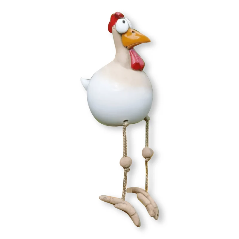 Euroselle Weatherproof Chicken Garden Statue Durable Outdoor Décor