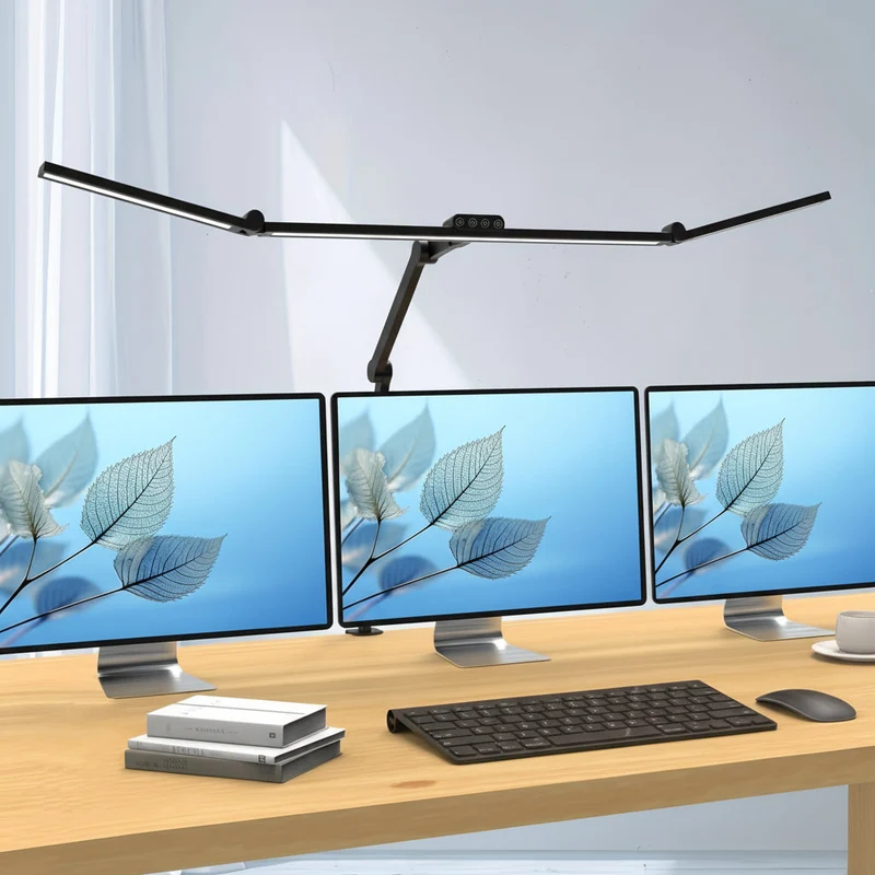 Euroselle 24W Adjustable LED Desk Lamp With Clamp Arm