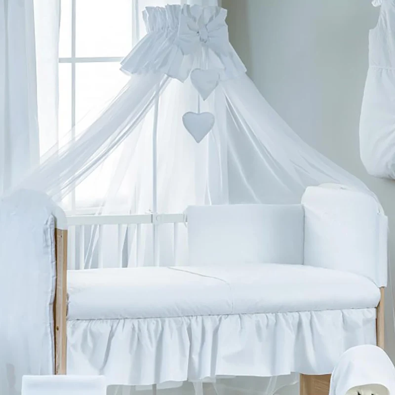 Babybetthimmel Baldachin mit Gestell, 480 x 175 cm