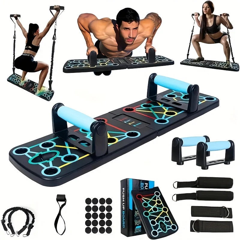 Euroselle Multipush Pro Strength Training Board for Home Gym Workouts