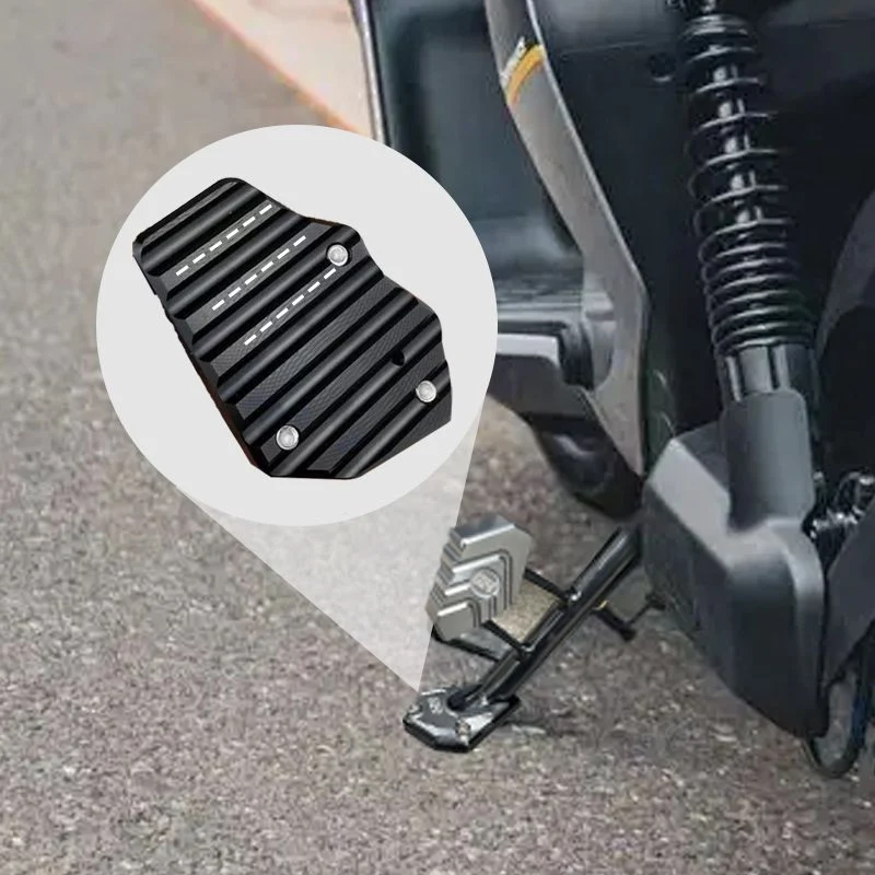 Euroselle Aluminum Motorcycle Side Stand Enlarger Foot Plate