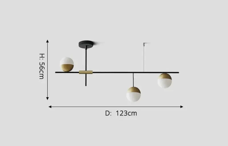 Euroselle Magic Bean Chandelier Stylish Ceiling Light Fixture