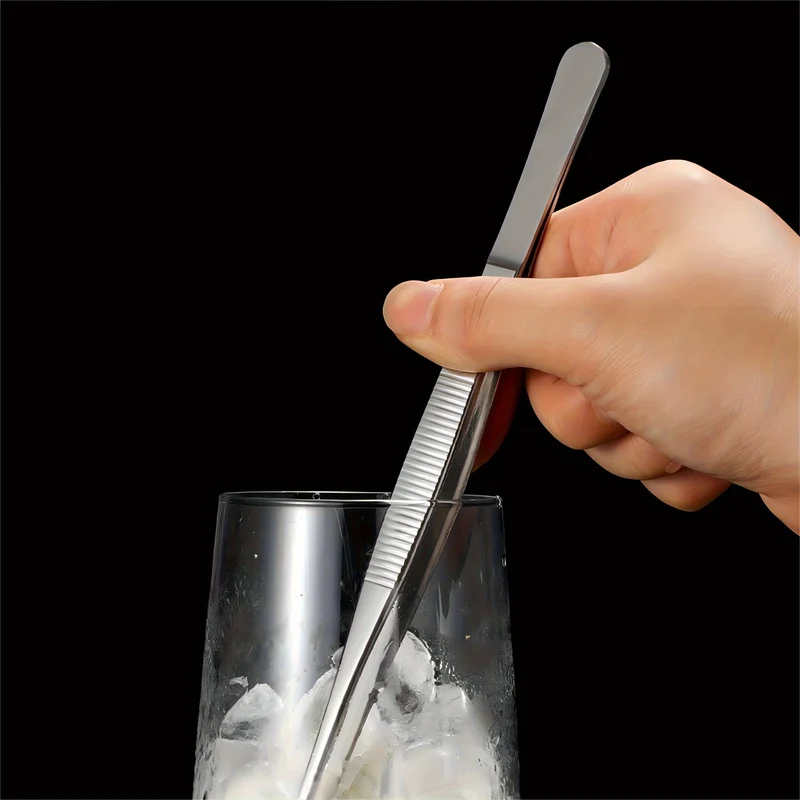 Euroselle 25cm Stainless Steel Tongs For Precise Grill Control