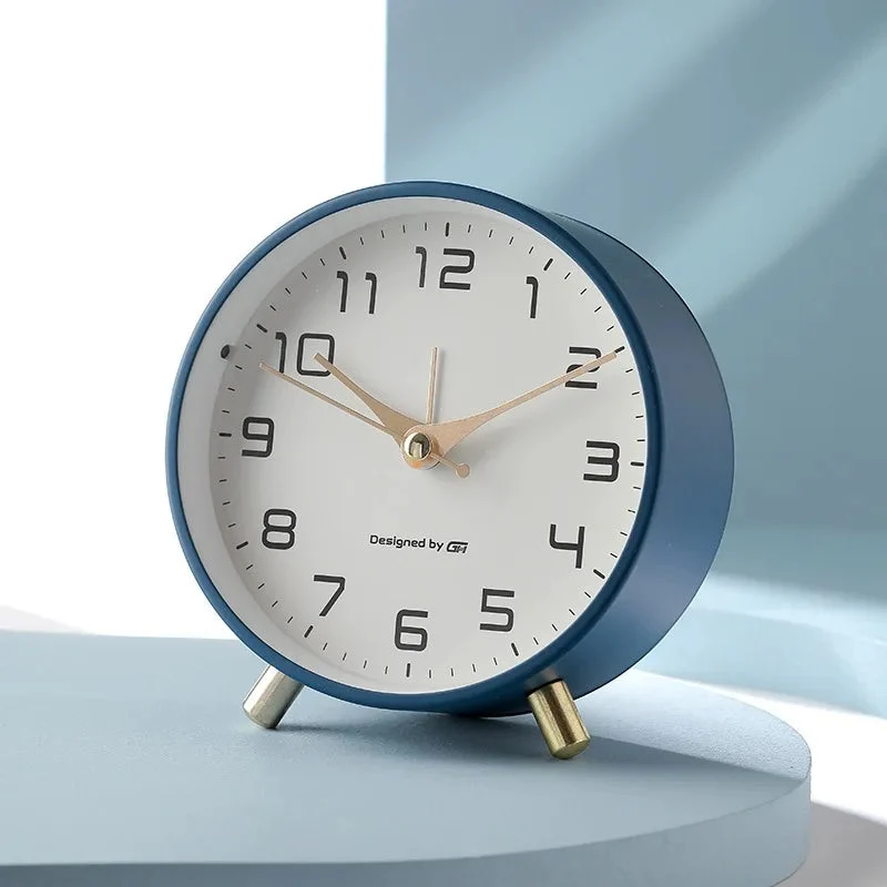 Euroselle Silent Scandinavian Table Clock For Modern Interiors