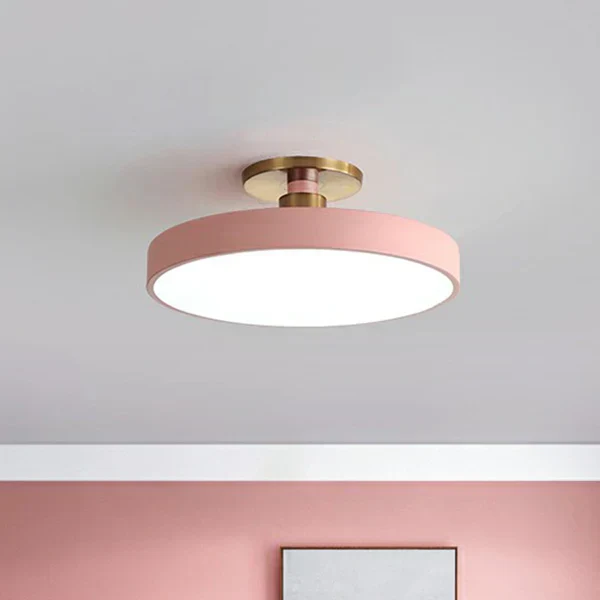 RoundGlow Nordic Built-In Ceiling Lamp With Modern LED Technology Euroselle