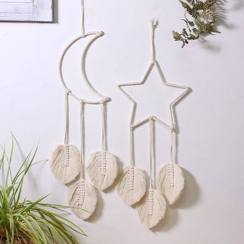 Euroselle Macrame Dream Catcher With Lights Boho Decor