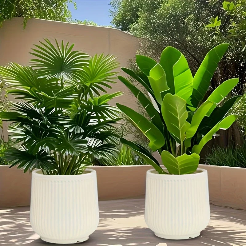 Euroselle Modern Decorative Planters For Elegant Indoor Plant Display