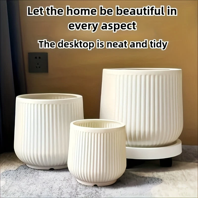 Euroselle Modern Decorative Planters For Elegant Indoor Plant Display